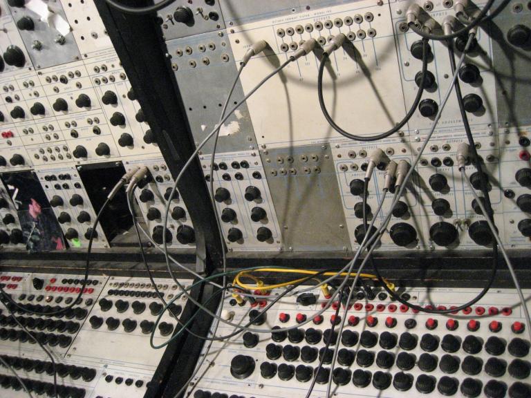Buchla 100 series modular synthesizer at NYU